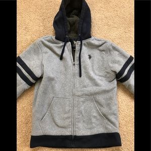 US Polo zip up sweat shirt